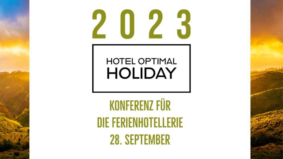 Flyer für das Seminar Hotel Optimal Holyday zum Thema Ferien Hotellerie
