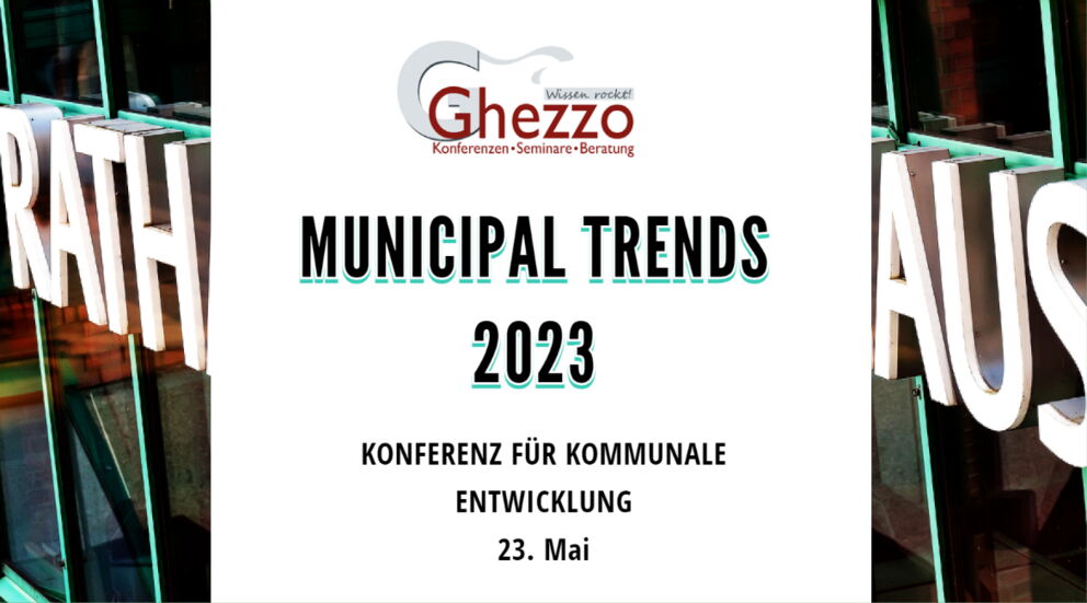 Flyer für die Konferenz Municipal Trends 2023